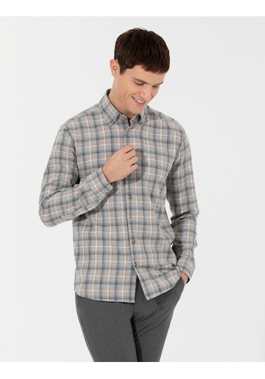Pierre Cardin Erkek Gri Gömlek Desenli 50259491-vr024 Gri Pierre Cardin Erkek Gri Gömlek Desenli 50259491-vr024 Gri