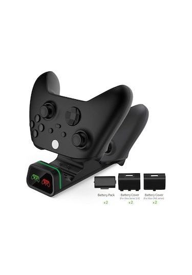 Dobe Xbox One-Series S/X Joystick 2Xbatarya ve Şarj Standı