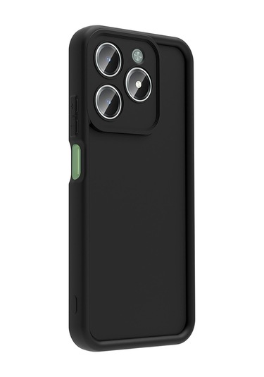 Biriva Home Realme C61 Kılıf Kamera Korumalı Ananas Kapak - Koyu Yeşil Koyu Yeşil