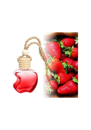 Elizya Fresh Elma Şişe Askılı Araç Kokusu 2 Adet Çilek Kokulu