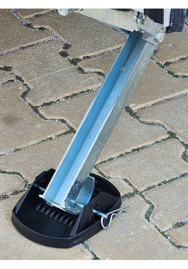 100 Numara Karavan Destek Ayağı Zemin Tablası 4'lü Set