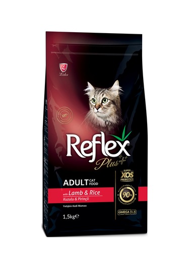 Reflex Plus Kuzulu Etli Ve Pirinçli 1,5 Kg Kedi Maması