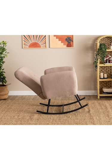 Pafu Kono Tv / Dinlenme / Baba / Emzirme Koltuğu Sallanan Sandalye - Bohem Vizon