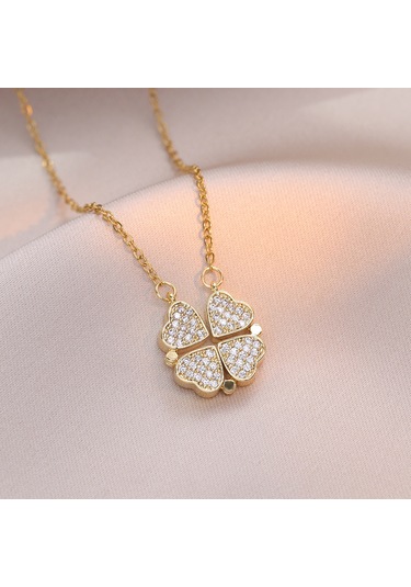 Bayan Kolye: Moda Estetiği Titanyum Çelik Kolye No.412 Çok REnkli