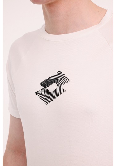 Lotto M-beta Tee 5fx Ekru Erkek Kısa Kol T-shirt Bej