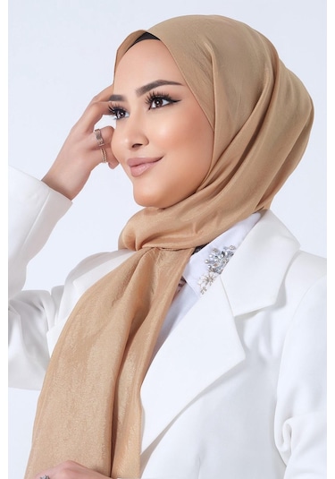 Harem Scarf Brisa Vual Şal - Gold - Gold
