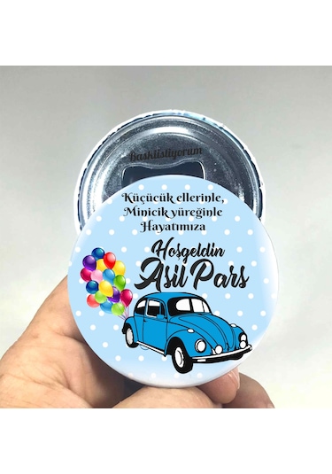 Baskiistiyorumm Bebek Açacak Magnet Isim Baskılı Magnetli Açacak (367447953)