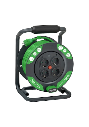 Schneider Thorsman Kablo Makarası IP20 HO5VVF 3G1.5 20MT Kablo Topraklı - IMT33140