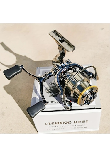 Xuweiwei Modeli 3500 Metal Çift Saplı Makara Döner Makara Sol Sağ El Alüminyum Alaşımlı Balıkçılık Makarası