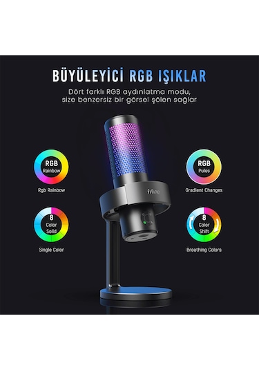 Fifine Ampligame A9 Usb Oyuncu Yayıncı Bilgisayar Mikrofonu