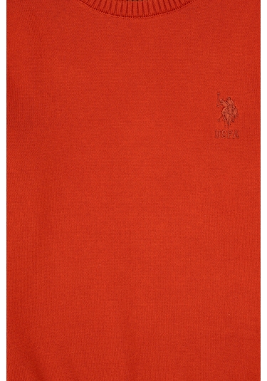 U.s. Polo Assn. Erkek Çocuk Kiremit Kazak /triko 50307845-vr031 Kiremit