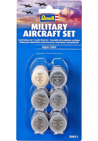 Revell Boya Set Askeri Uçak