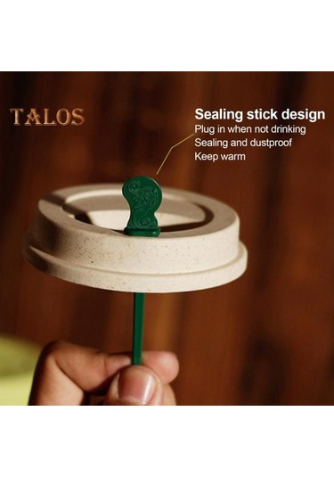 Yeşil 350 Ml/450 Ml/550 Ml Kahve Kupa Sızdırmaz Anti-haşlanma Dayanıklı Mükemmel Çok Amaçlı İçecek Kahve Su Kapaklı Bardak Okul İçin 350 Ml