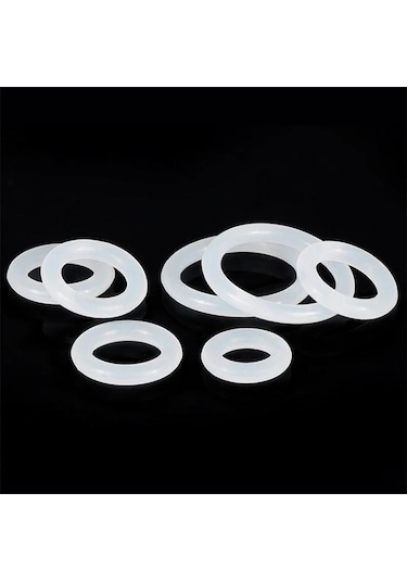 5/25 Adet Od10-48mm Kesit 3mm Beyaz Silikon Kauçuk O-ringler Contalar Yıkayıcı Gıda Sınıfı 3x39mm 5pcs