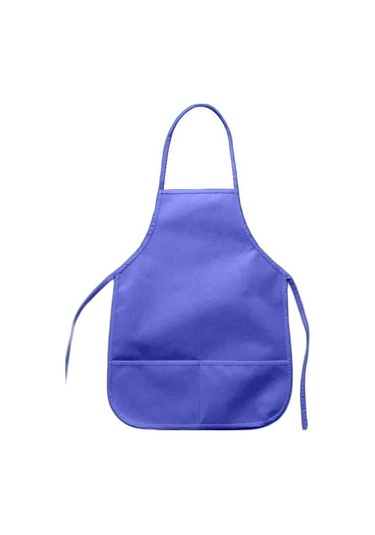 Mavi Çocuk Önlüğü Çocuk Yemek Pişirme - Boyama - Erkek Kız Çocuklar İçin Oyun Önlükleri