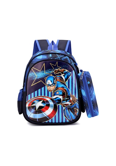 Şık Altın Kaplama Çocuk Okul Çantası Anaokulu İlkokul Öncesi Kırtasiye Çantası Çocuklar İçin Karikatür Sırt Çantası 14 İnç Bronzlaşma Abd Takımı