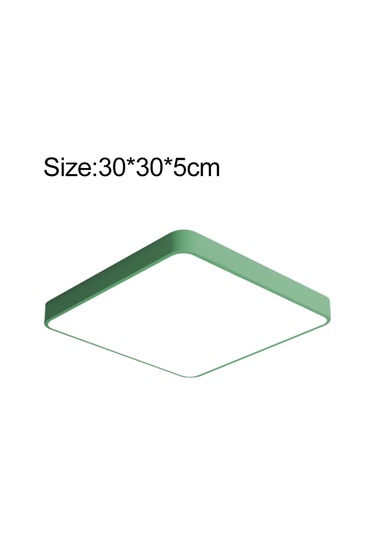 Macaron Kare Tavan Lambası, Beyaz Işık For 30cm Diğer Diğer