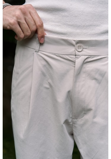 Sergio Düğmeli Gri Erkek Pantolon gri