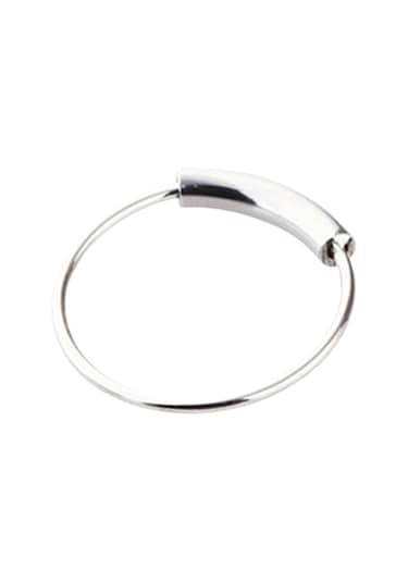 Suntek 2 Adet Burun Halkası Hoop Tragus Helix Kulak Piercing 10-mm-gümüş Mavi - Gümüş