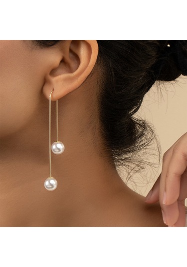 Moveevo Geometrik Gündüz & Akşam Stili Gümüş Renkli Kelebek Desenli Sürekli Parlayan Küpe Gold