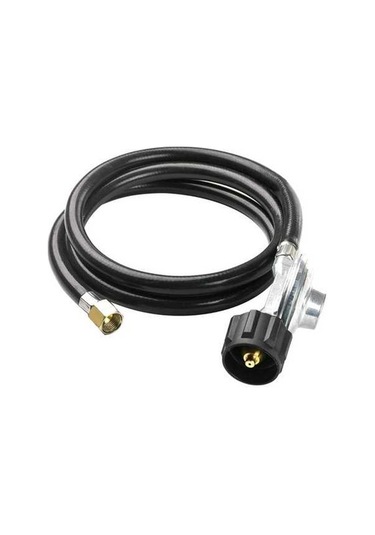 Pazly Propan Tankı Uzatma Hortumu Ve Regülatörü - Gazlı Barbekü Izgara Isıtıcı Lp Siyah