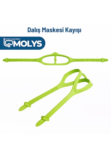 Molys Dalış Maskesi Kayışı Yeşil