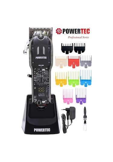 Powertec TR-8700 Saç Sakal Tıraş Makinesi (Black)