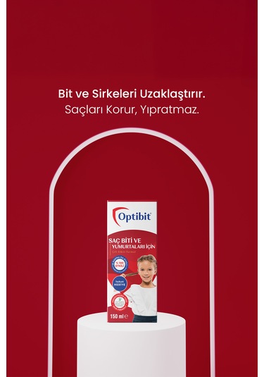 Optibit 150 Ml Bit Şampuanı Metal Tarak Hediyeli