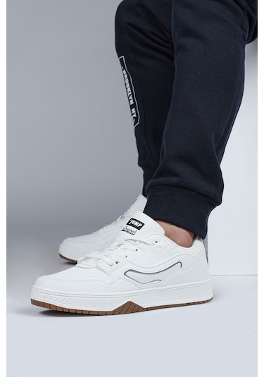 Jump 28520 Beyaz Erkek Sneaker Günlük Spor Ayakkabı