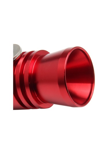 Geeroyoo Yüksek Dayanıklı Turbo Ses Çıkaran Egzoz Borusu - Model S İçin Kırmızı Motosiklet Aksesuarı