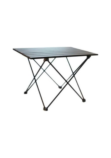 Wondernest Yemek Siyah S Plaj Pişirme Piknik Masası Katlanır Kare Kamp Alüminyum Masa - Hafif Ve Dayanıklı Bv Siyah