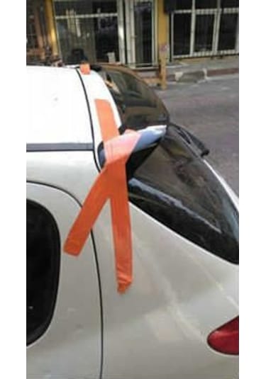Peugeot 206 Spoyler Spoiler Parlak Siyah Boyalı