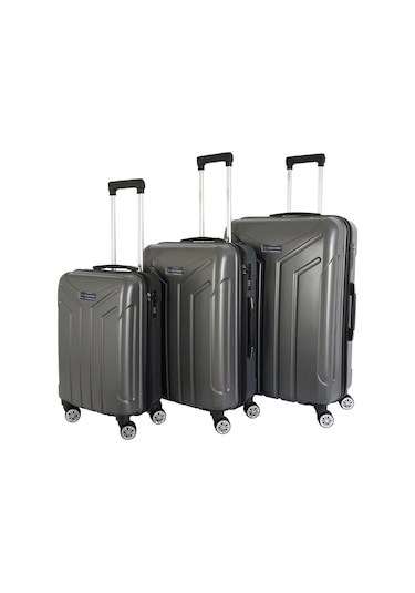 Vegmann Vela Antrasit 3 Lü Valiz Seti Antrasit