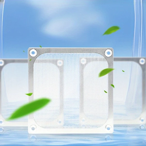 Dashanshop Siyah 120mm 4.72 İnç Bilgisayar Fan Koruması - Paslanmaz Çelik Toz Filtresi