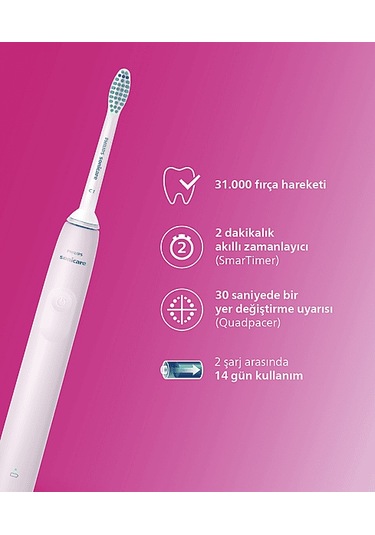 Phılıps Sonicare Hx3651/11 Şarjlı Diş Fırçası