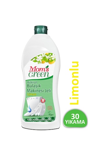 Mom's Green Limon Kokulu Bitkisel Bulaşık Makinesi Jeli 750 ML