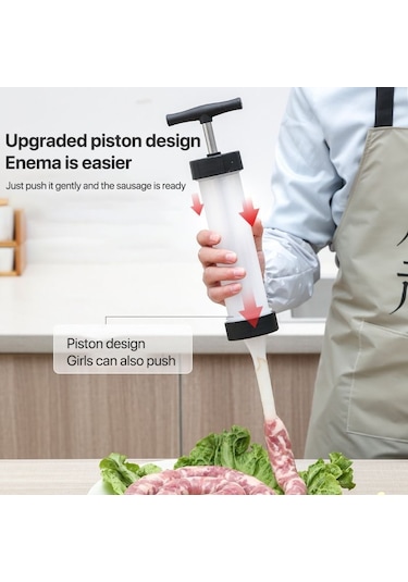 Sones Ev Tipi Manuel Sosis Doldurma Makinesi Küçük Sosis Makinesi Diğer