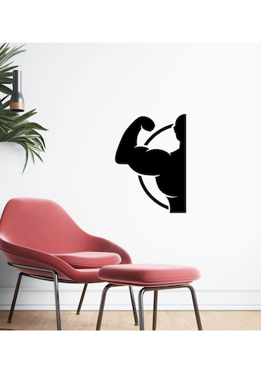 Bk Home Gym Tasarımlı Duvar Sticker-31