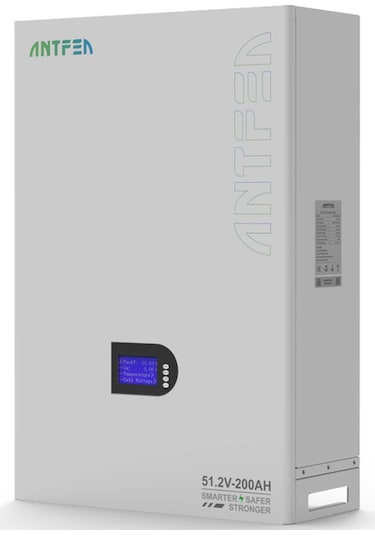 Antfea 51.2V 200ah LiFePo4 Lityum Duvar Tipi Batarya