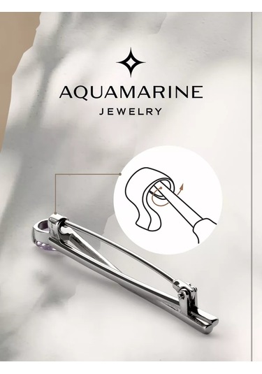 Aquamarıne 925 Ayar Armuarlı, Altın Kaplamalı Devriye Gümüş İğne 267325671 Altın Rengi