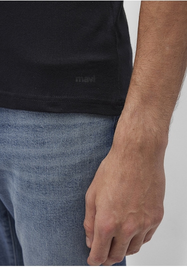 Mavi - 2Li Basic Tişört 0611283-900 Siyah