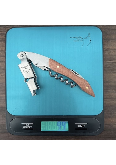 Soulader Profesyonel Manuel Şarap Açacağı - Paslanmaz Çelik Burgulu Sommelier Seti Siyah