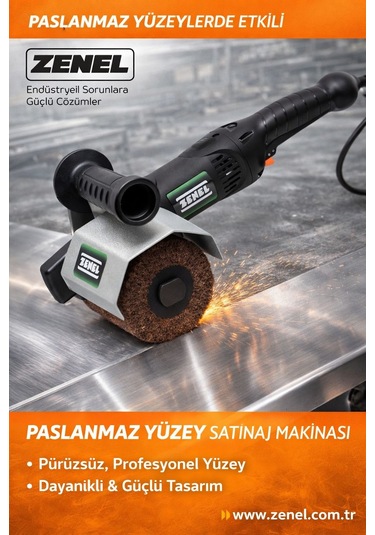 Zenel SAT-1301E Satina Zımpara Makinesi