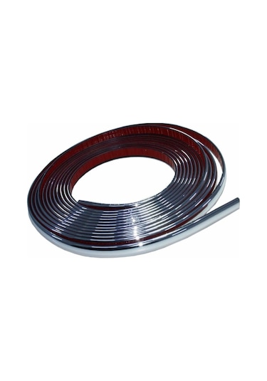 Araç Içi Dışı 3d Krom Dekoratif Nikelaj Şerit Çıta 9mm X 7 M