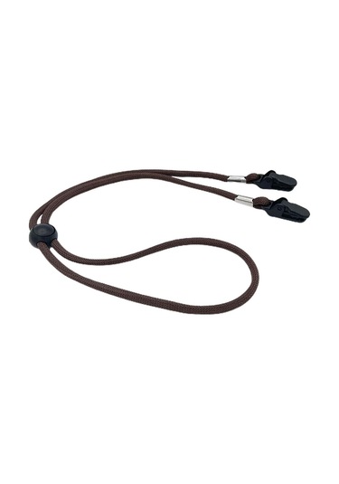 Kadınlar İçin Şık Ve Konforlu Çene Askısı, Polyester Kumaştan Üretilmiş Binicilik Ve Günlük Kullanım İçin Pratik Klipsli Şnorkel Maskesi Aksesuarı Kahverengi