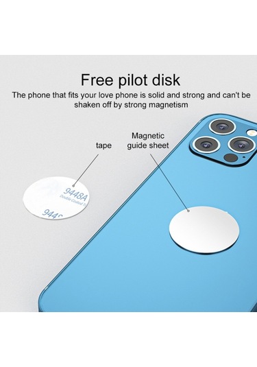 Cbtx Dizüstü Bilgisayar Yan Montajlı Manyetik Telefon Tutucu Çift Ekranlı Dizüstü Bilgisayar Telefon Tutucu - Mavi