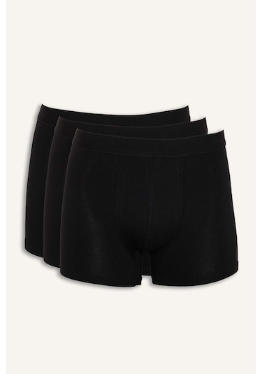 Defacto Regular Fit 3lü Boxer N4277az26spbk27 Siyah-bk27