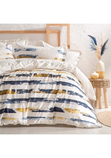 Yataş Bedding Stain Ranforce Çift Kişilik Nevresim Takımı - Bej
