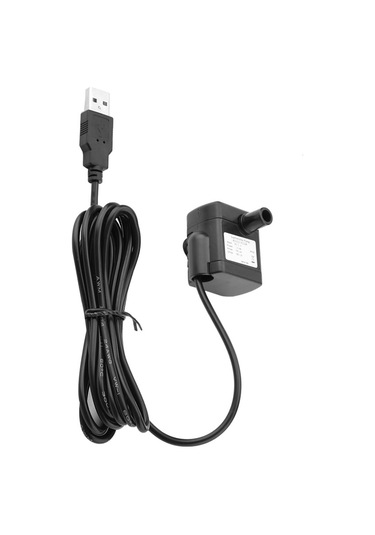 Qingmipy 5v Usb Mikro Su Pompa, Sessiz Dairesel Soğutma, Balık Tankı İçin, 3 Adsorpsiyon Aleti, 1.5w, 180l/h