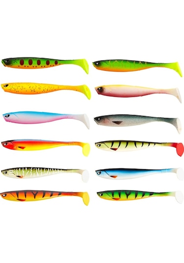 Lucky John Basara 3D Soft Swim 2.5 (6.35 Cm) 8P Silikon Yem